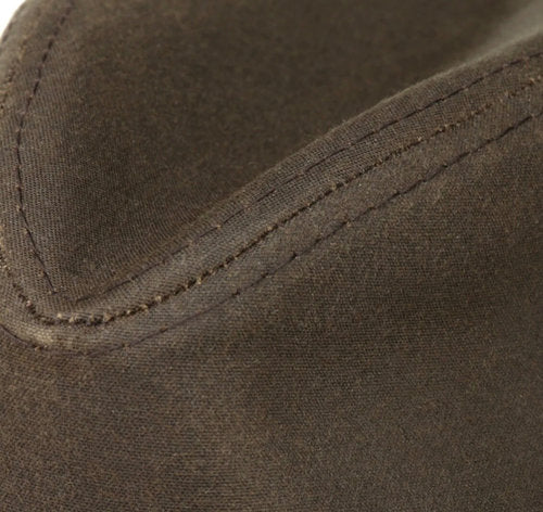 STETSON AVASUN Waxed Cotton Traveller UVSchutz 40+ braun