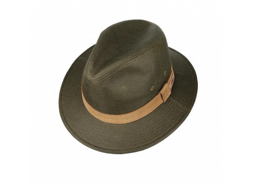 STETSON Sommerhut DALITO Stoffhut oliv Leinen UVP40+