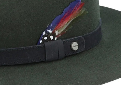 STETSON YUTAN Jagdhut grün Filzhut Traveller Outdoorhut Gr.S