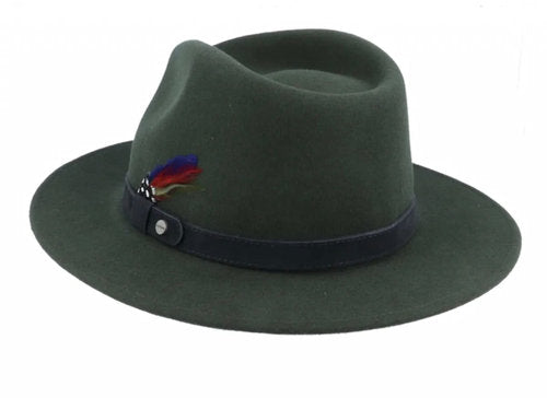 STETSON YUTAN Jagdhut grün Filzhut Traveller Outdoorhut Gr.S
