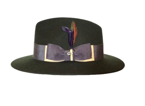 STETSON Filzhut TRAVELLER grün Fedora Gr.59