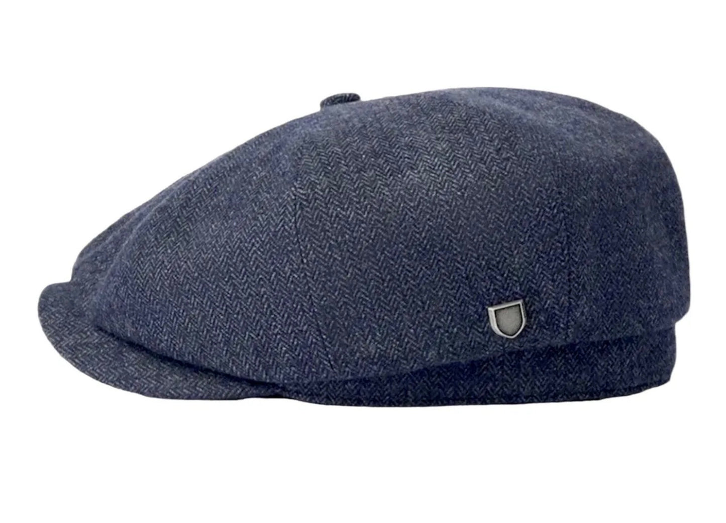 BRIXTON Mütze BROOD SNAP CAP NAVY herringbone blau