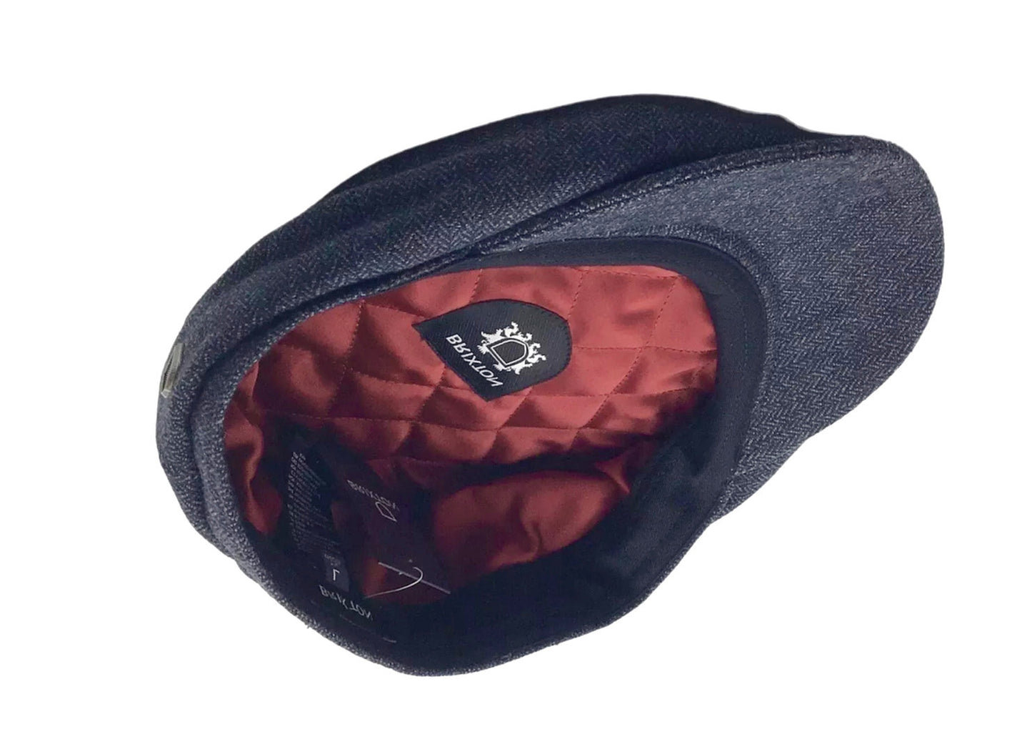 BRIXTON Mütze BROOD SNAP CAP NAVY herringbone blau
