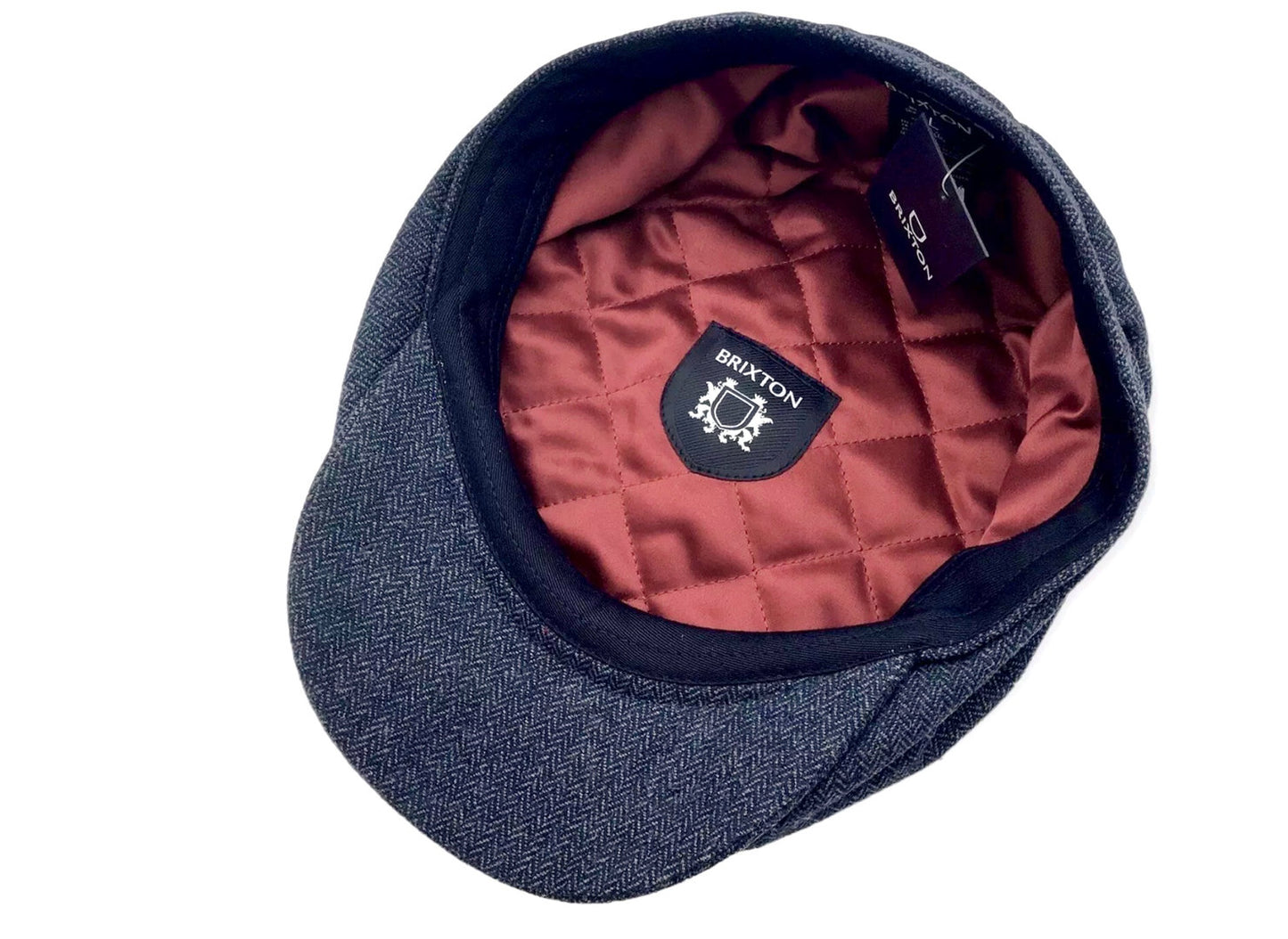 BRIXTON Mütze BROOD SNAP CAP NAVY herringbone blau