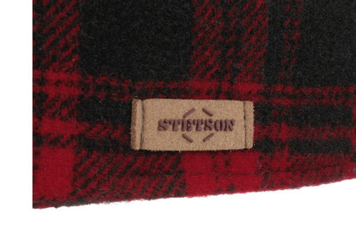 STETSON Mütze DUCK CAP TEXAS Gr.XL Schurwolle kariert Winter