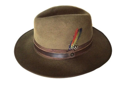 STETSON Filzhut oliv/braun Traveller Jagdhut Outdoorhut Gr.59