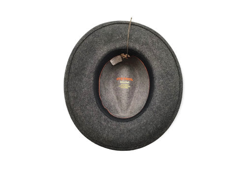 STETSON Filzhut Fedora grau TRAVELLER