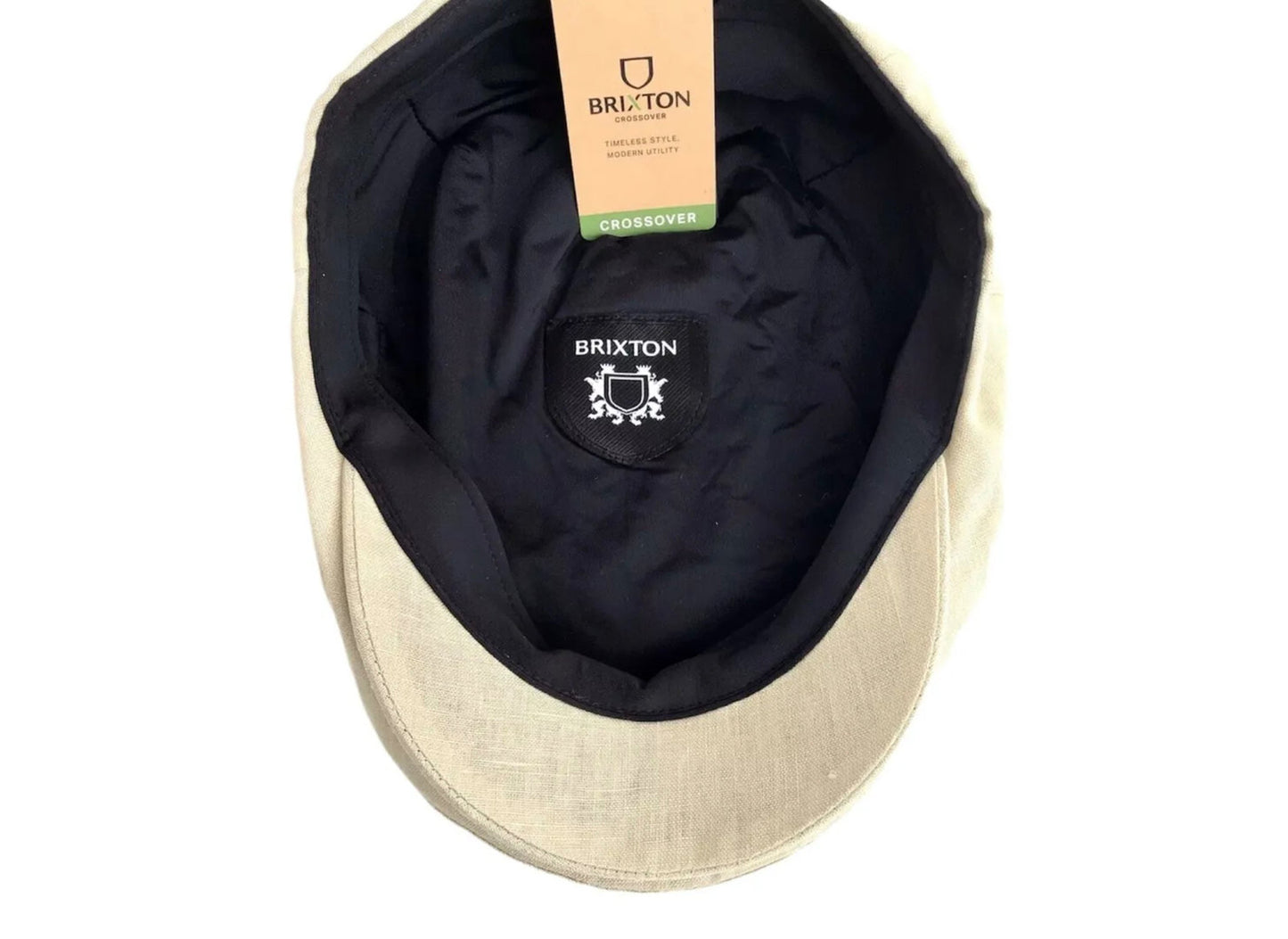 BRIXTON Mütze HOOLIGAN SNAP CAP Leinen naturweiß Sommer