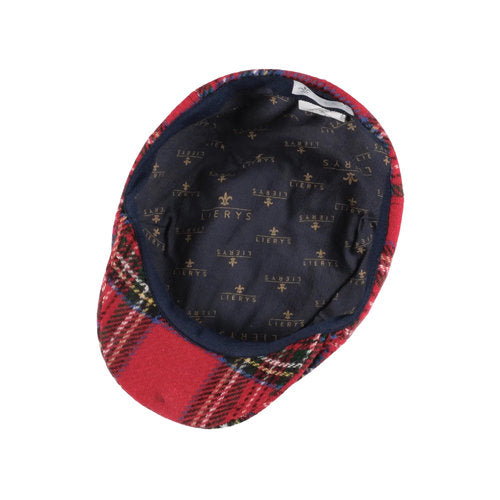 LIERYS Mütze DUCK CAP Schottenkaro rot kariert Stewart Gr.L