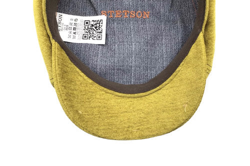 STETSON Mütze Hatteras yellow Samt Sommer Bakerboy velvet