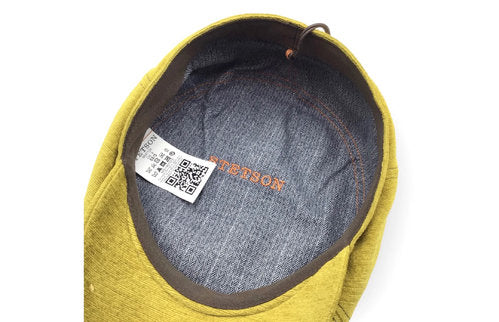 STETSON Mütze Hatteras yellow Samt Sommer Bakerboy velvet