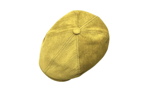 STETSON Mütze Hatteras yellow Samt Sommer Bakerboy velvet