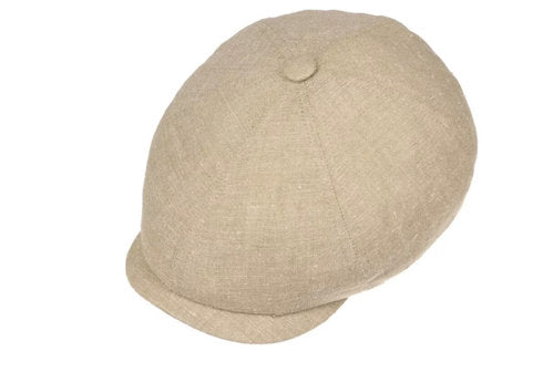 STETSON Mütze Hatteras Leinen/Seide beige Gr.59/L Sommer