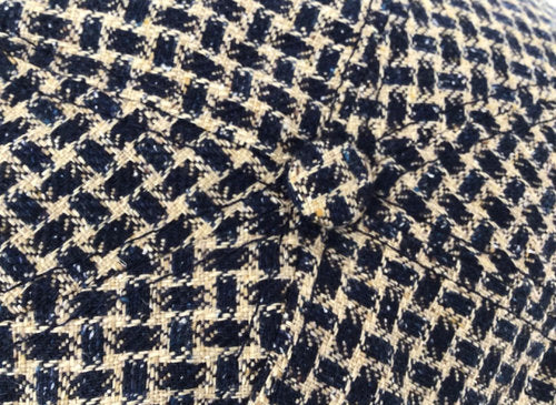 STETSON Mütze Hatteras Leinen/Seide Hahnentritt Gr.59/L Sommer