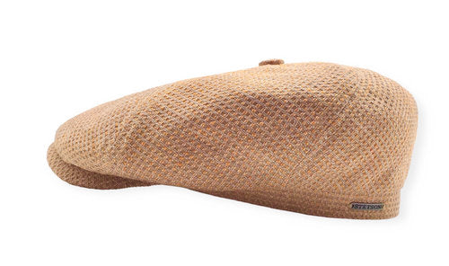 STETSON Mütze HATTERAS beige (aprikot) Leinen Cotton Sommer