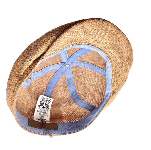 STETSON Mütze HATTERAS beige (aprikot) Leinen Cotton Sommer