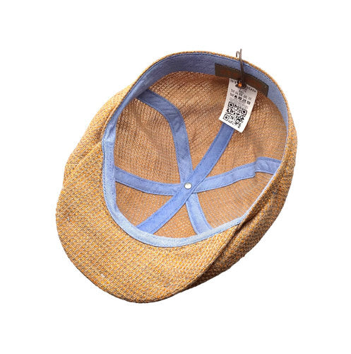 STETSON Mütze HATTERAS beige (aprikot) Leinen Cotton Sommer