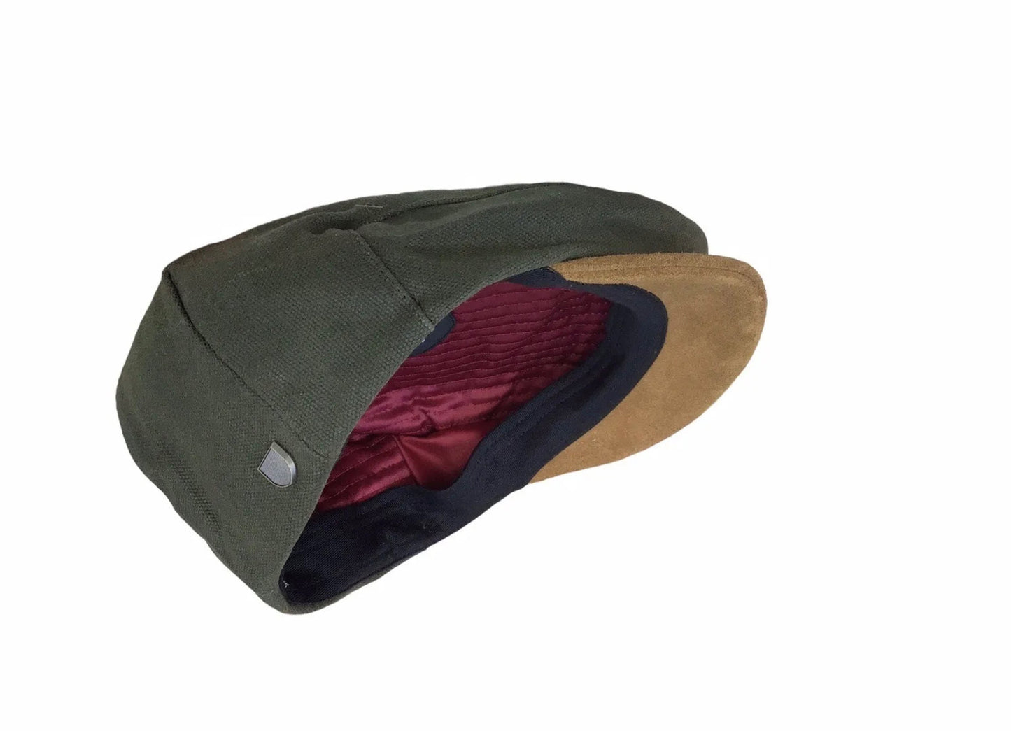 BRIXTON Mütze HOOLIGAN SNAP CAP Canvas oliv/grün Lederschirm Sommer