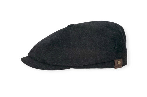 STETSON Mütze Hatteras Wool/Cashmere grau Ohrenklappen Winter