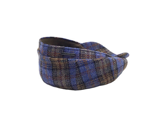 STETSON Mütze Hatteras blau Gr.57 kariert Winter