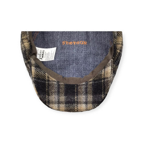 STETSON Mütze Hatteras Gr.61 kariert Winter