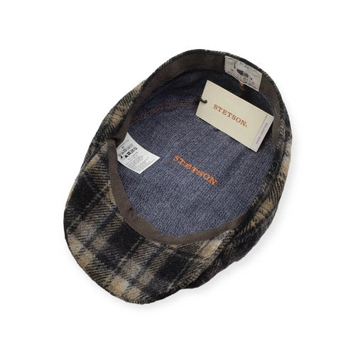STETSON Mütze Hatteras Gr.61 kariert Winter