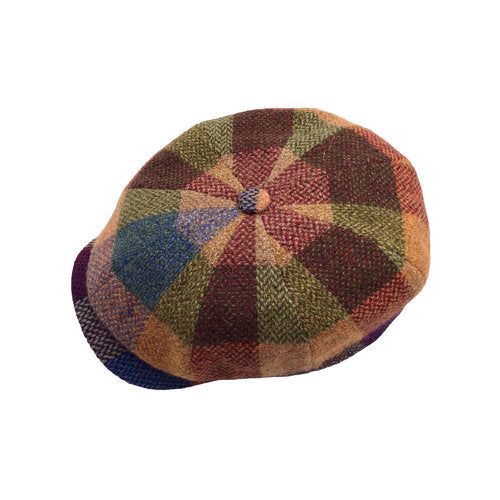 STETSON Mütze Hatteras mehrfarbig kariert Winter