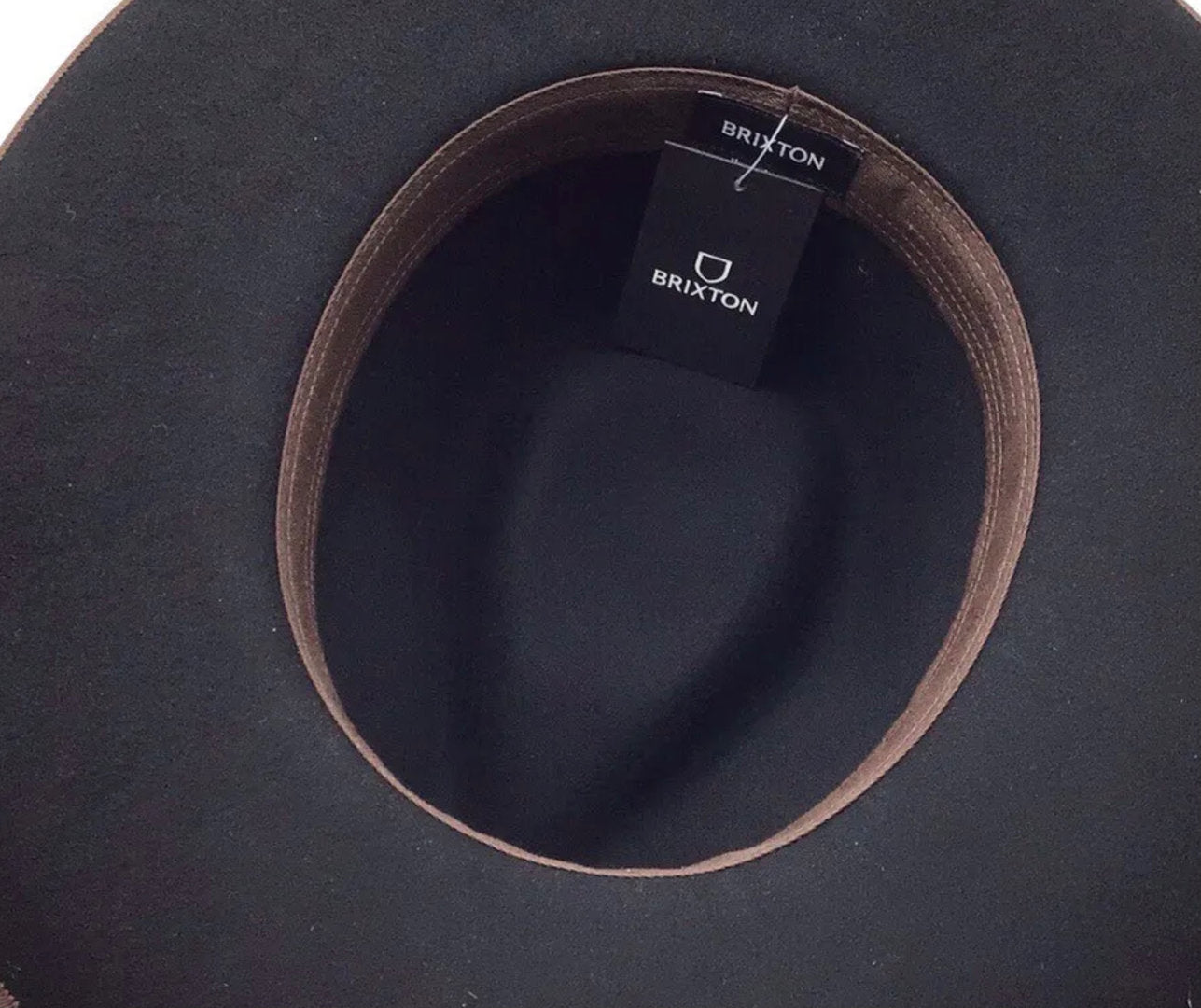 BRIXTON Hut FIELD HAT RENO Wollfilz schwarz