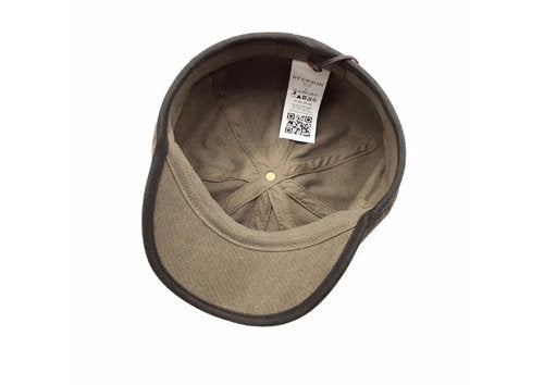 STETSON Mütze Hatteras Canvas khaki Gr.S/55 Sommer