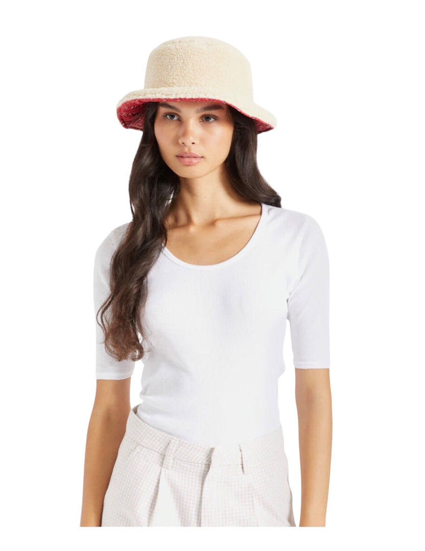 BRIXTON Hut bucket hat PETRA rot Wendehut Stoffhut
