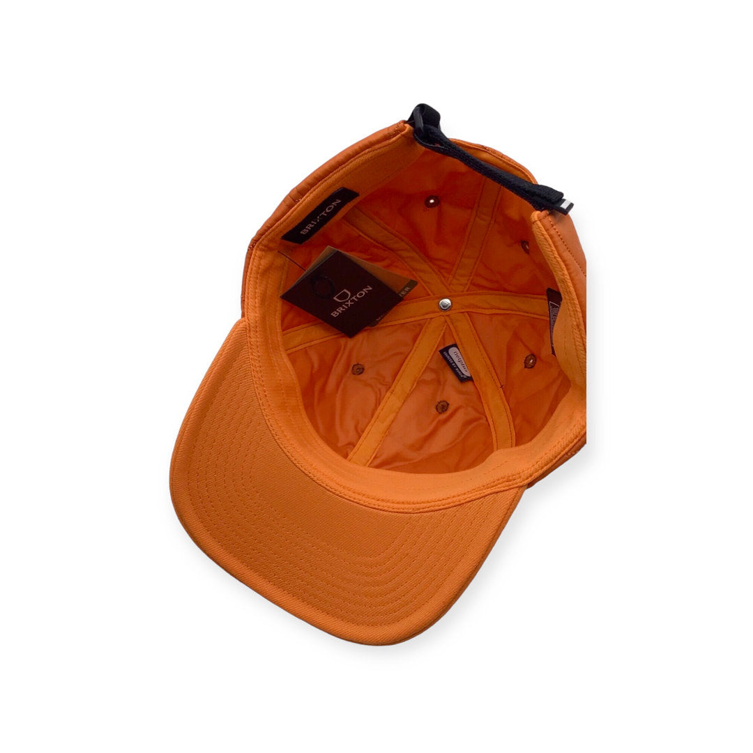 BRIXTON Mütze BASECAP orange größenverstellbar ABRAHAM wattiert