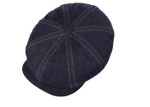 STETSON Mütze Hatteras DENIM Jeansmütze Gr.L Newsboy