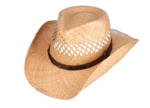 STETSON Westernhut Strohhut RIFTERSON Raffia Cowboyhut