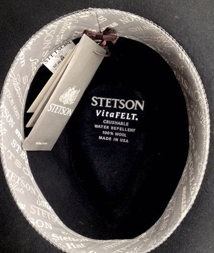 STETSON Westernhut AMASA Cowboyhut Wollfilz schwarz