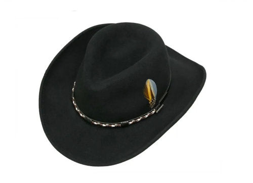 STETSON Westernhut AMASA Cowboyhut Wollfilz schwarz