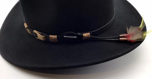 STETSON Westernhut KINGSLEY Cowboyhut Wollfilz schwarz Gr.57