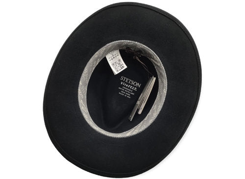 STETSON Westernhut KINGSLEY Cowboyhut Wollfilz schwarz Gr.57
