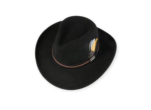 STETSON Westernhut CHASNEY Cowboyhut Wollfilz schwarz