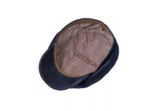 STETSON Mütze Hatteras CORD dunkelblau Gr.M/57 Baumwolle