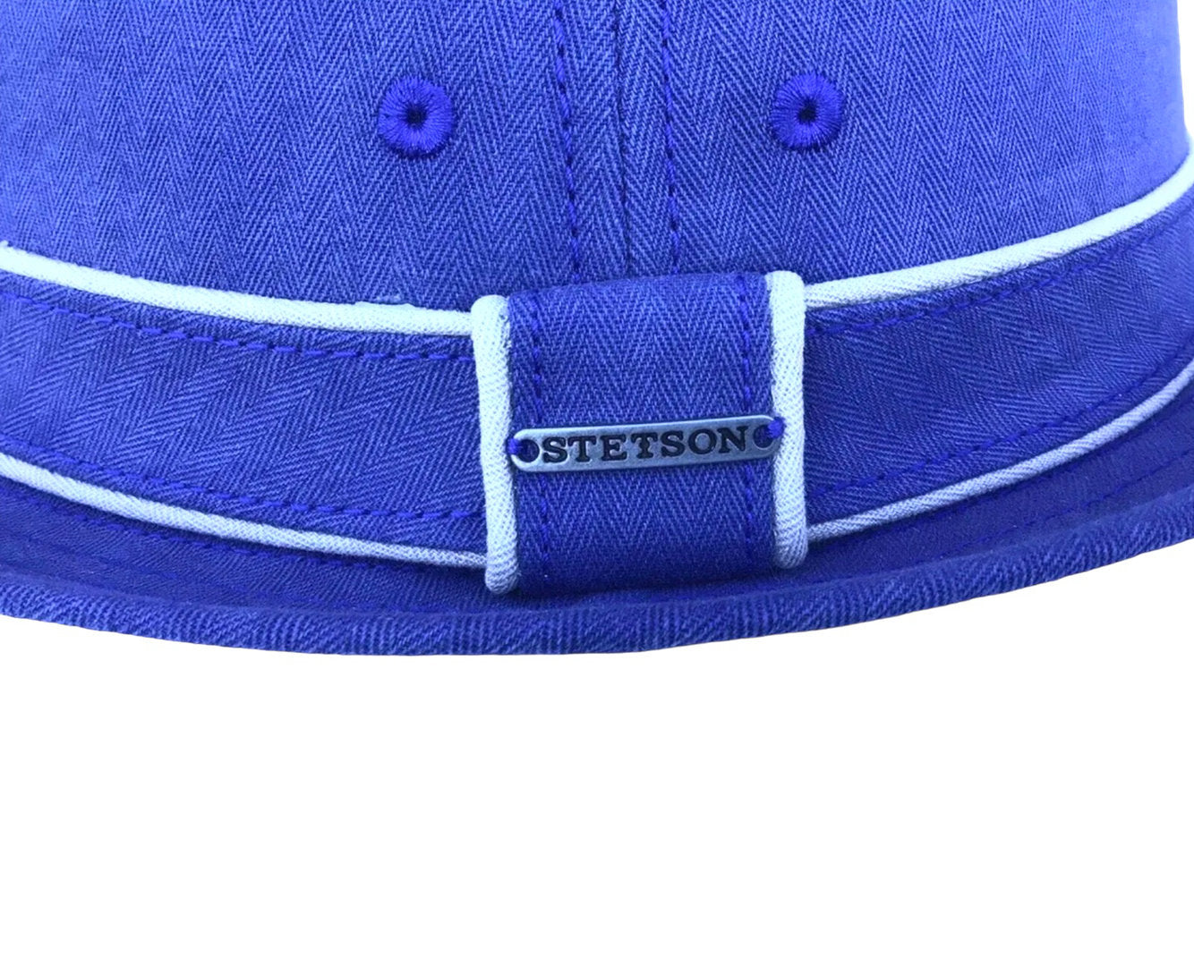 STETSON Sommerhut PORK PIE Stoffhut blau SUN GUARD UV40+ Gr.XL