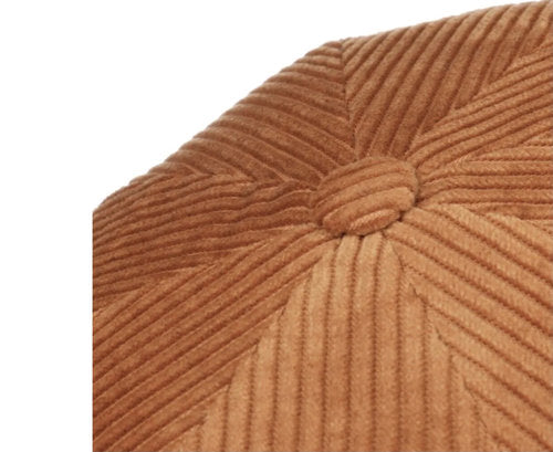 STETSON Mütze Hatteras CORD rost/orange Baumwolle