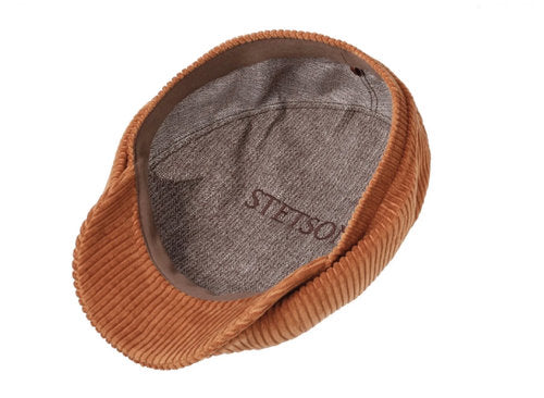 STETSON Mütze Hatteras CORD rost/orange Baumwolle