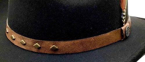 STETSON Westernhut schwarz Cowboyhut Wollfilz
