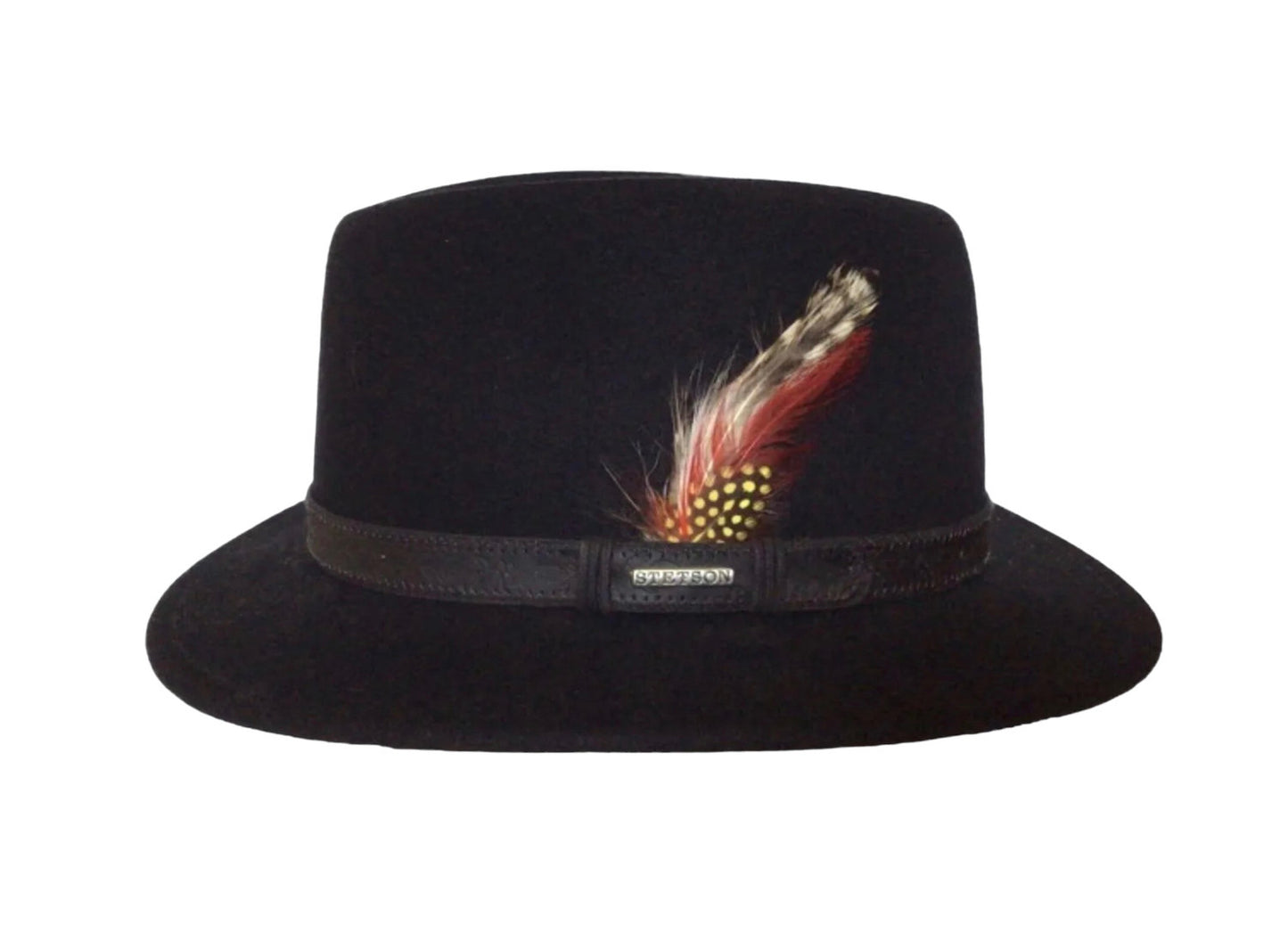 STETSON Traveller Filzhut schwarz Fedora vitafelt