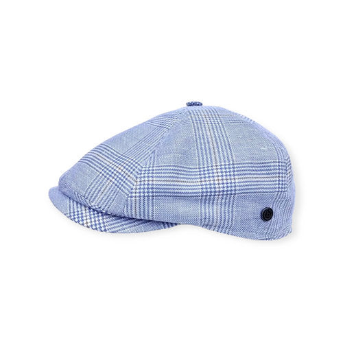 BUGATTI Mütze Schiebermütze Gr.55+61 flatcap kariert Sommer
