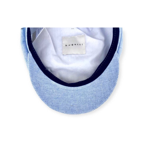 BUGATTI Mütze Schiebermütze flatcap herringbone Sommer