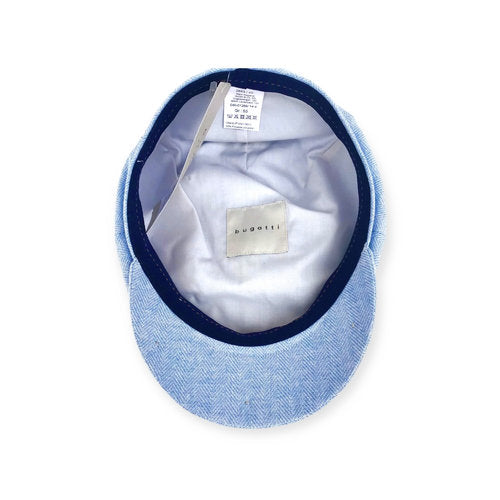 BUGATTI Mütze Schiebermütze flatcap herringbone Sommer