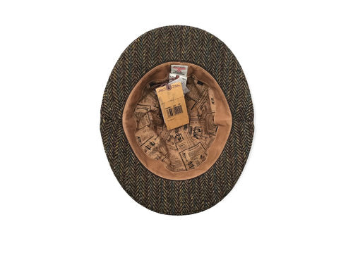STETSON Deerstalker HARRIS TWEED bucket Wollhut Stoffhut