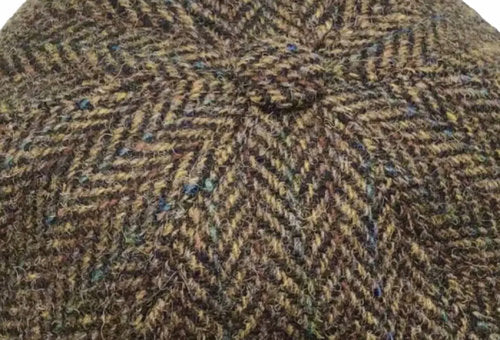 STETSON Deerstalker HARRIS TWEED bucket Wollhut Stoffhut