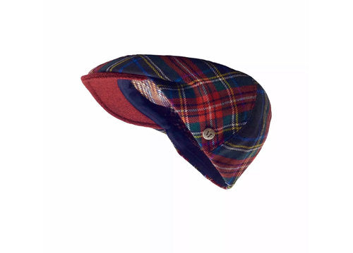 FLÈCHET Mütze Schottenmütze Tartan kariert STEWART BLACK